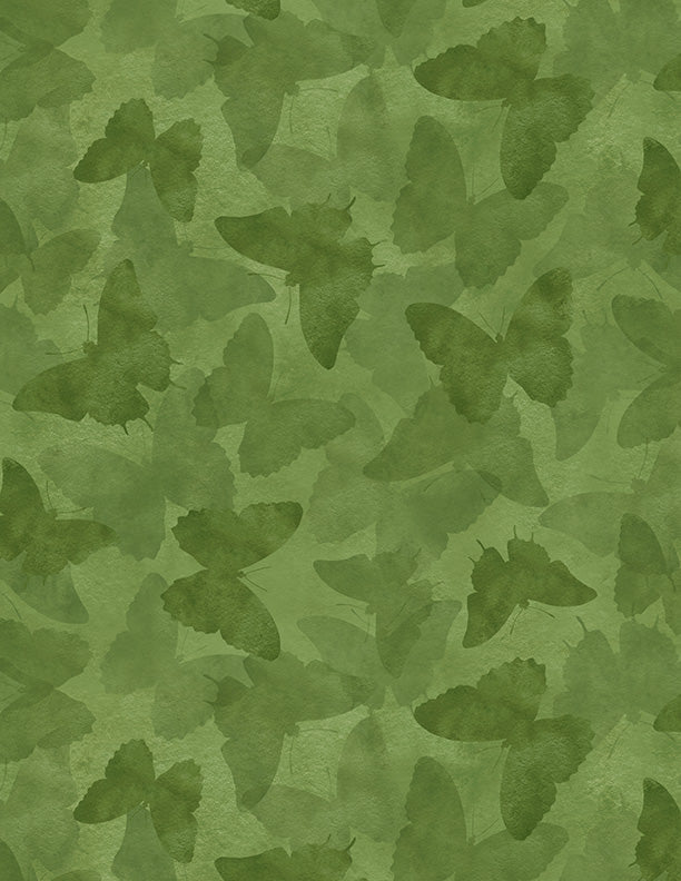 Daydream Garden - Green Butterfly Toss 50016 777