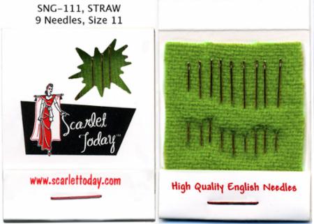Scarlet Today Straw Needles Size 11 image 0