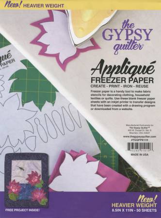 Gypsy Quilter Freezer Paper 8 x 11 Sale! image 0