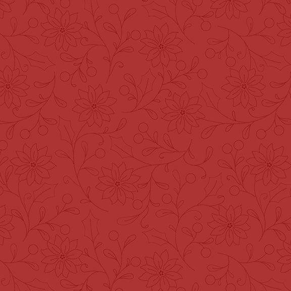 Make It Merry Dotted Floral Red R791440D-Red