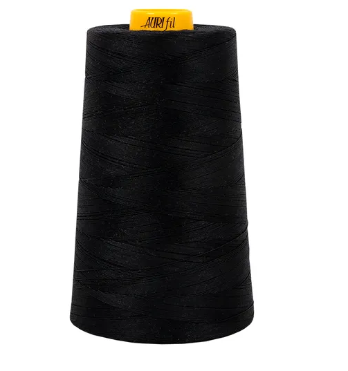 40wt Aurifil Longarm Black 100% Cotton Mako Cone Thread Aurifil #MK403CO-2692 Sale! image 0