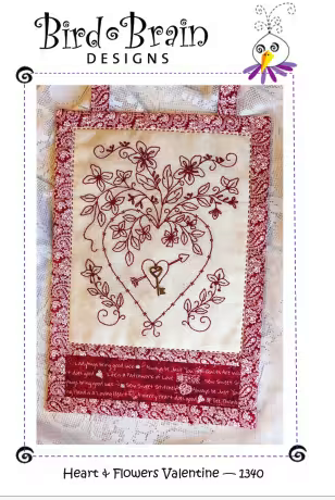 Hearts & Flowers Valentine 1 Pattern Left!