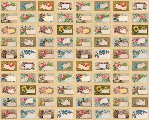Flea Market Mix Parchment Quilt Labels