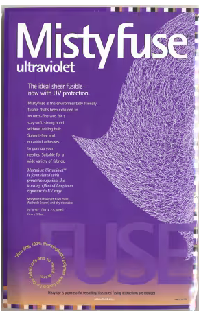 Mistyfuse Ultraviolet 20in x 2-1/2 yds