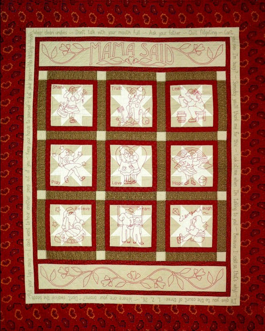Redwork Mama Said Sale! image 0