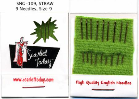 Scarlet Today Straw Needles Size 9 image 0