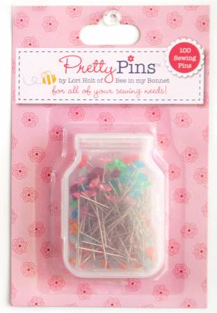 Lori Holt Pretty Pins - Sewing Pins Box Of 100 image 0