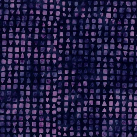 Violet Crush Batik By Wilmington Prints Squares & Triangles 22287-936