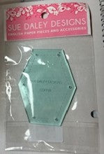 1in x 1-1/2in Coffin Template image 0