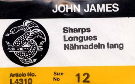 John James Sharps Size 12 image 0