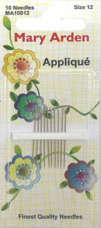 Mary Arden Applique Needles Size 12 10ct image 0
