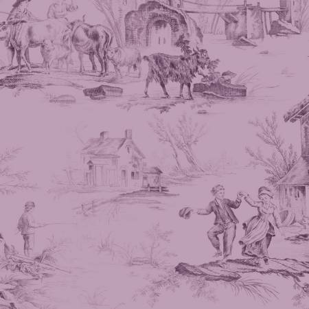Blackberry Bramble Toile Purple 98758-606