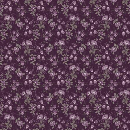 Blackberry Bramble Small Floral Purple 98761-669