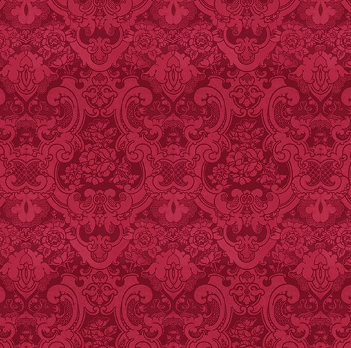 Benartex Brocade red Christmas Magic style 13124 color 10