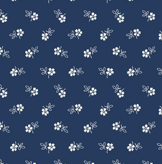 Benartex Navy Blue Classic Keepsakes Ben-17