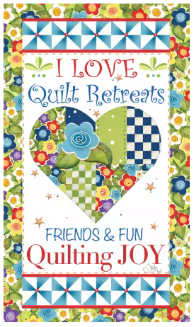 I Love Quilt Retreats Magnet