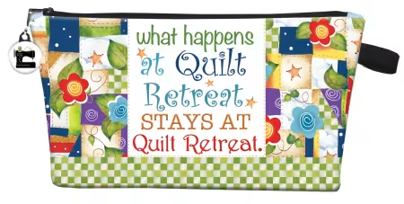 Retreat Pouch Kit Panel, Fabric and Zipper Pull 40% Off!!