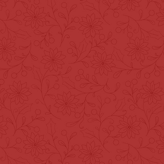 Make It Merry Dotted Floral Red R791440D-Red