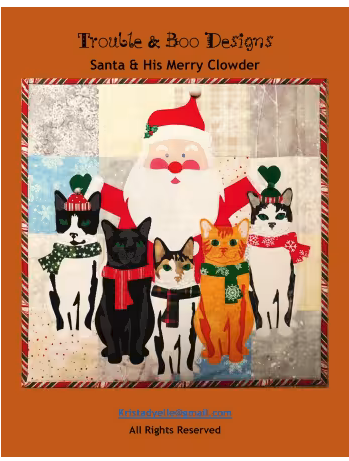 Santa & His Merry Clowder