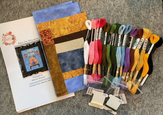 Bless Our Busy Home Pattern And Kit Together Sale! image 0