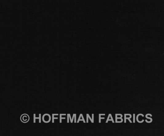 Hoffman Batik Black 1895 Remnant 1 Yard