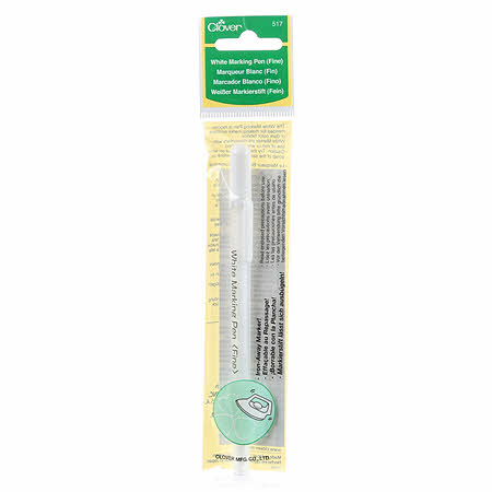 Clover White Marking Pen Fine