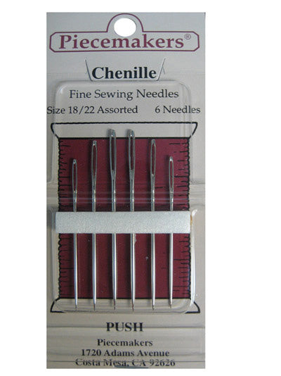 Piecemakers Chenille Needles Size 18/22 Assorted SALE! image 0