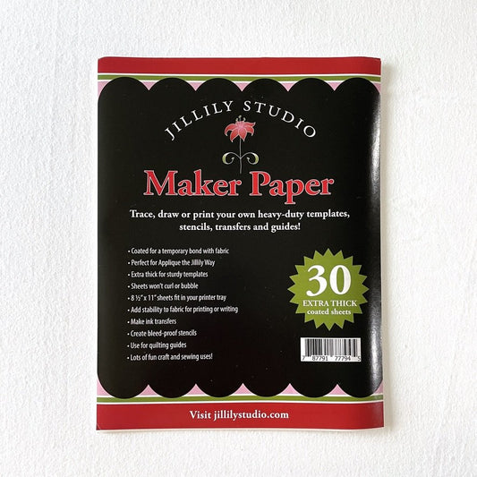 Jillily Studio Maker Paper Great For Prepared Edge Applique! image 0