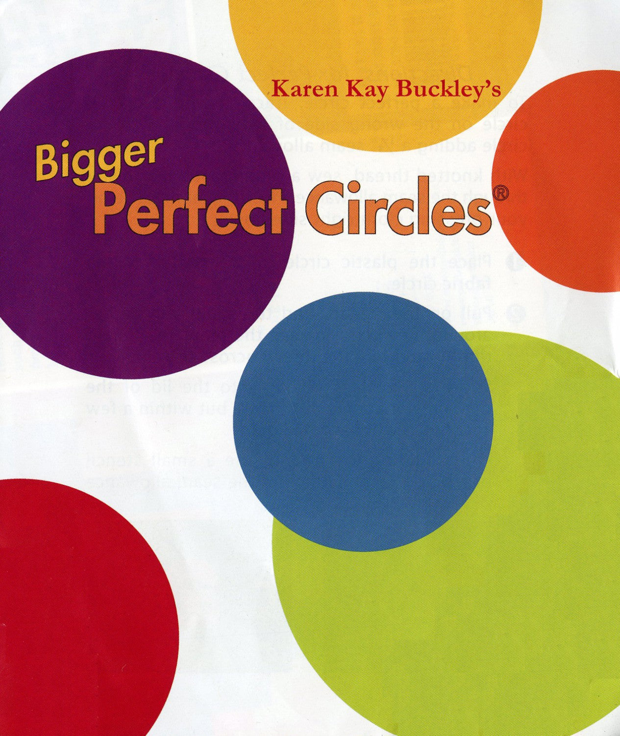 Karen Kay Buckley Bigger Perfect Circles Sale! image 0