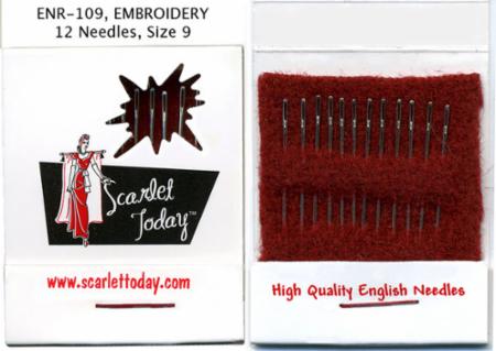 Scarlet Today Embroidery Needles Size 9 image 0