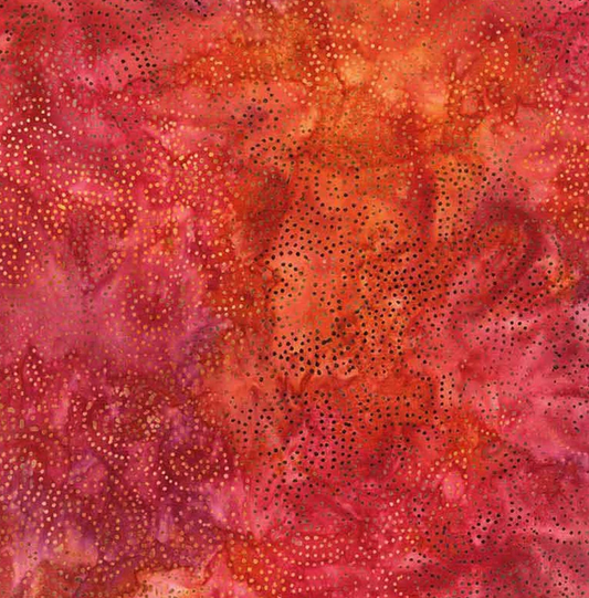 Tonga Batik B9534 Flame Forest Floor