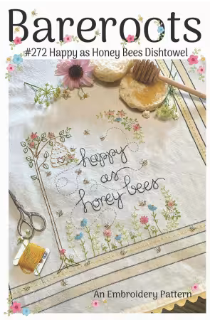 Happy as a Honeybee Dishtowel