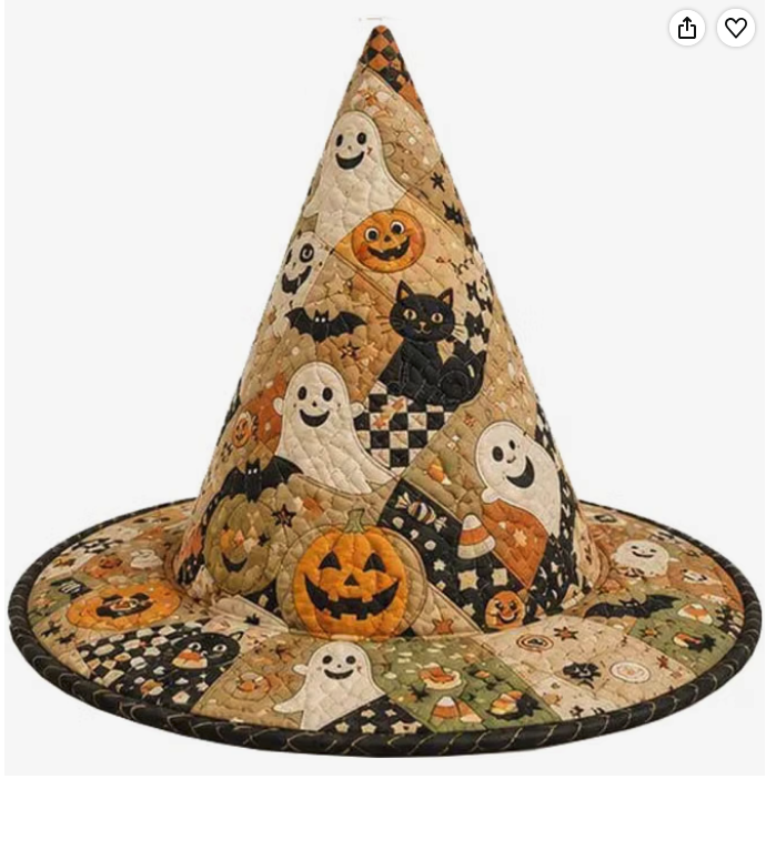 Quilted Witch's Hat