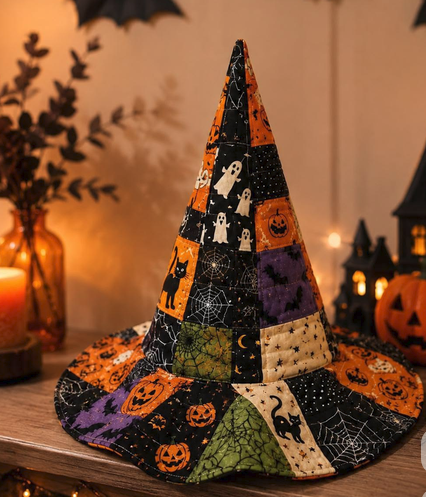 Quilted Witch's Hat