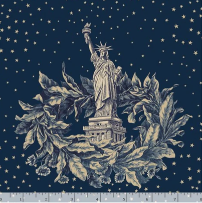 1/4 Yard Remnant Libert Island Fabric