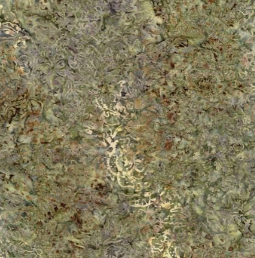 Stormy Seas Tonga Batik Mountain 1 1/8 Yard Remnant