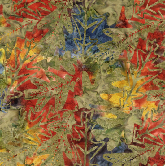 Tonga Batik B9229 Nature Forest Floor