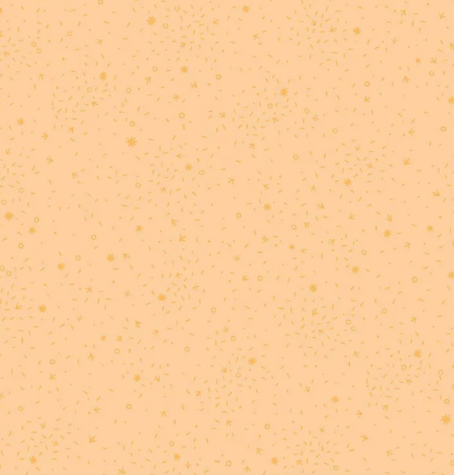Chicken Scratch Peach Fabric - Charisma Horton of Timeless Treasures