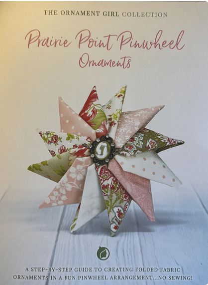 Prairie Point Pinwheel Ornaments