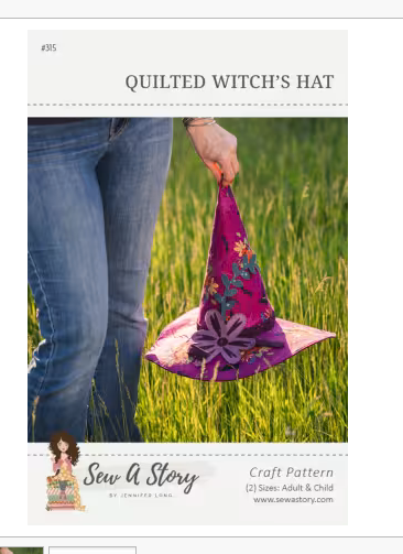 Quilted Witch's Hat