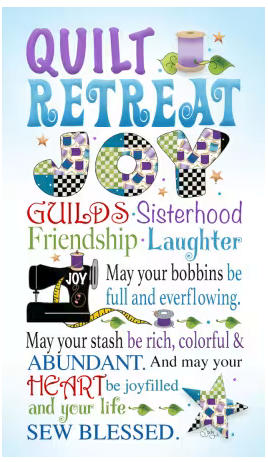 Quilt Retreat Magnet
